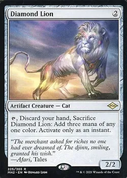 ダイアモンドのライオン