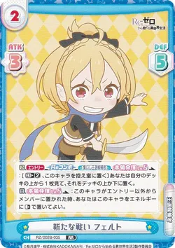新たな戦い フェルト